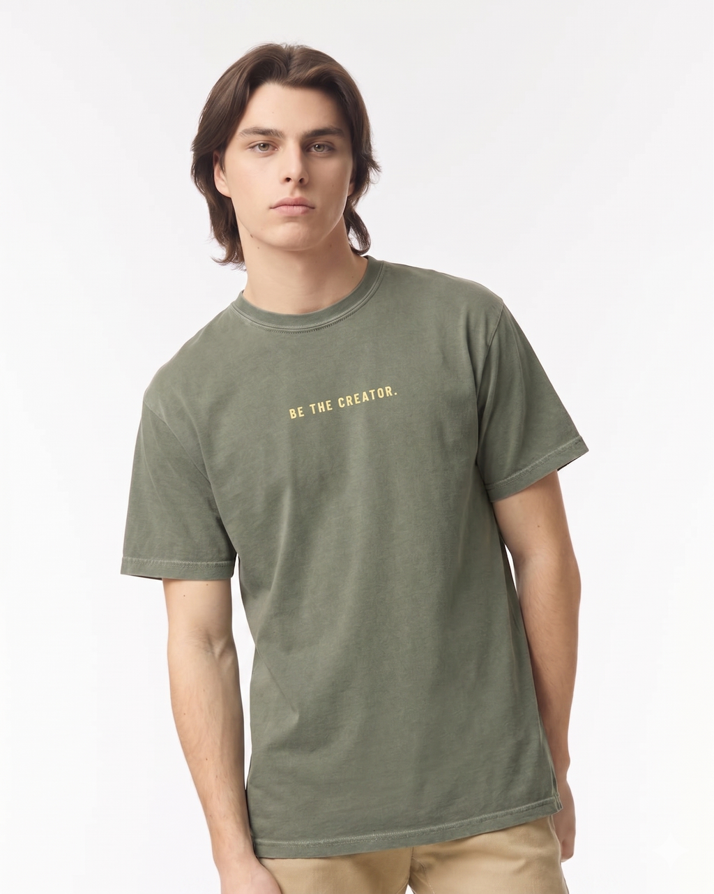Be The Creator T-shirt - Moss