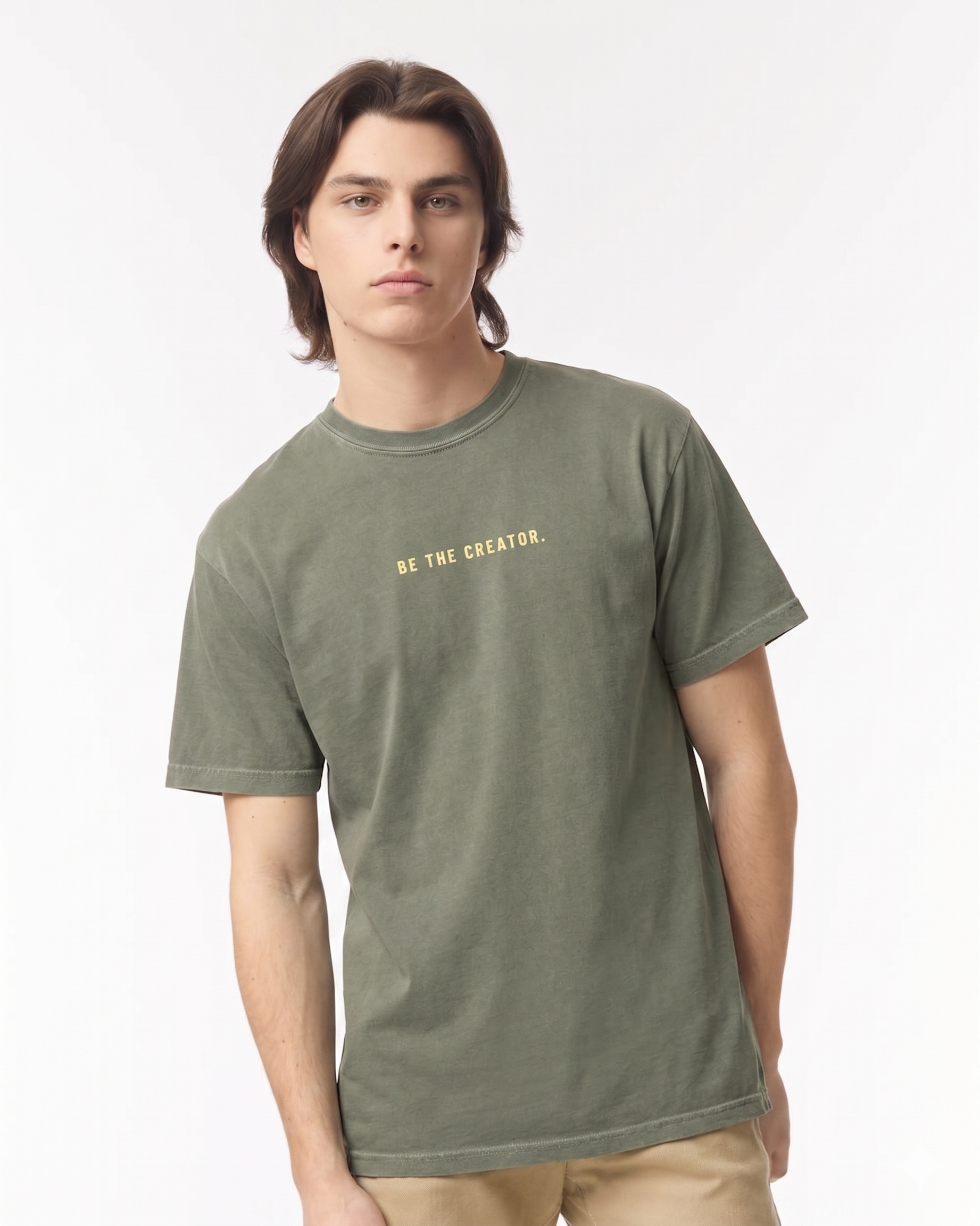 Be The Creator T-shirt - Moss