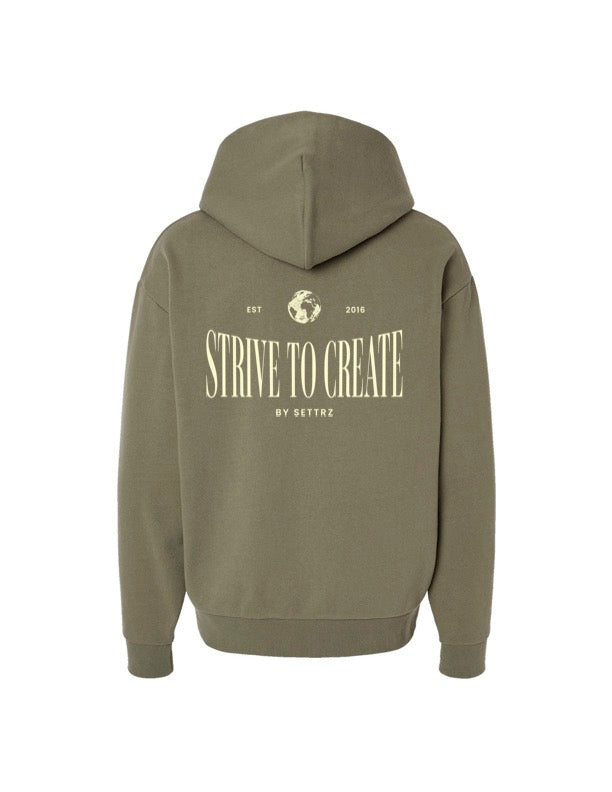 Be The Creator Hoodie - Olive Green