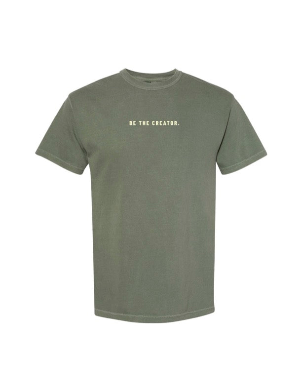 Be The Creator T-shirt - Moss